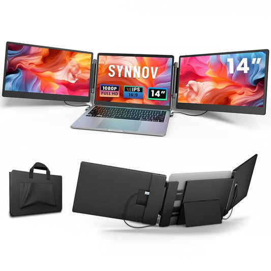 Portable Dual Laptop Monitor Extender