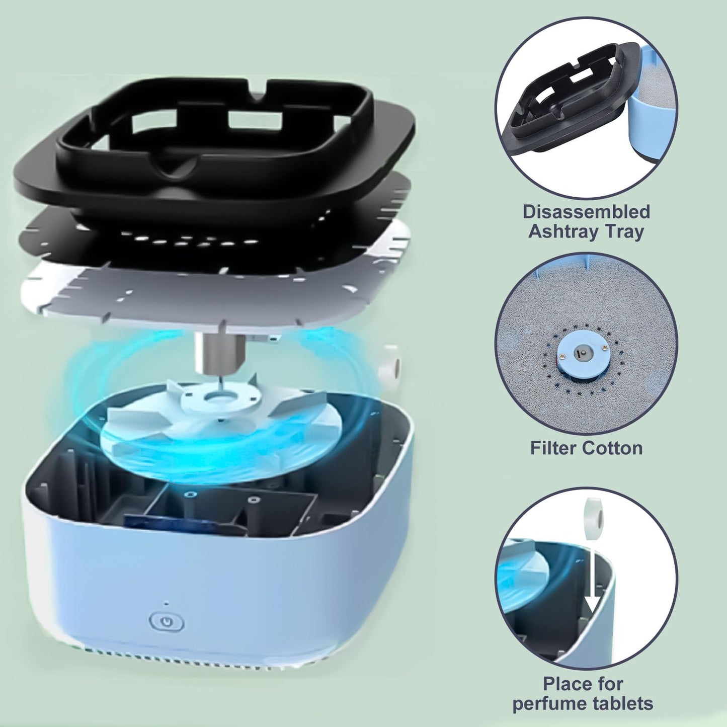 Ashtray Air Purifier Deodorizer